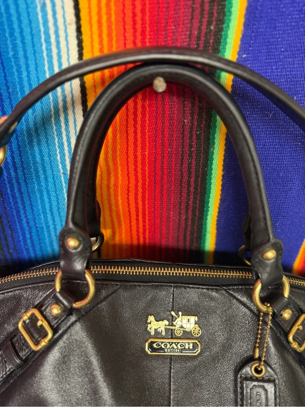 Coach classic leather